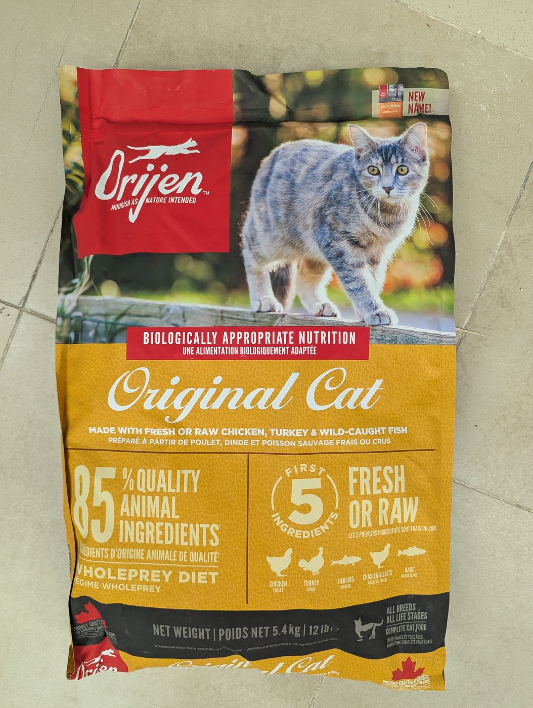 Saco de Orijen Original para gatos y gatitos