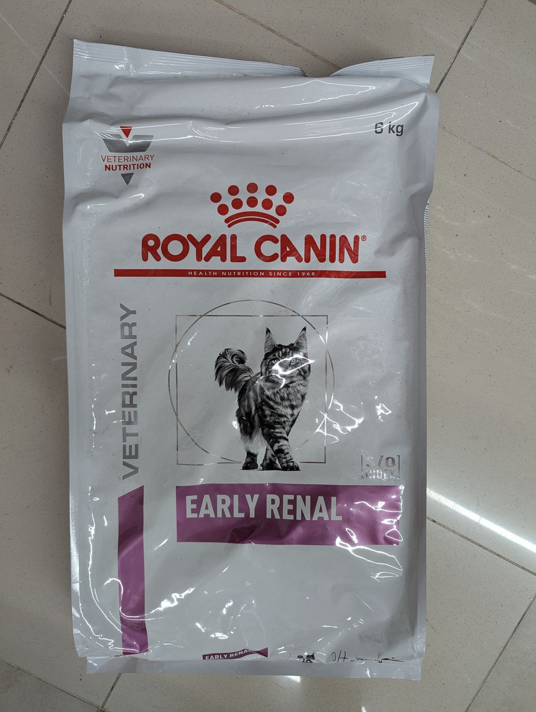 Saco de 6 kg de Royal Canin Veterinary Early Renal para gatos
